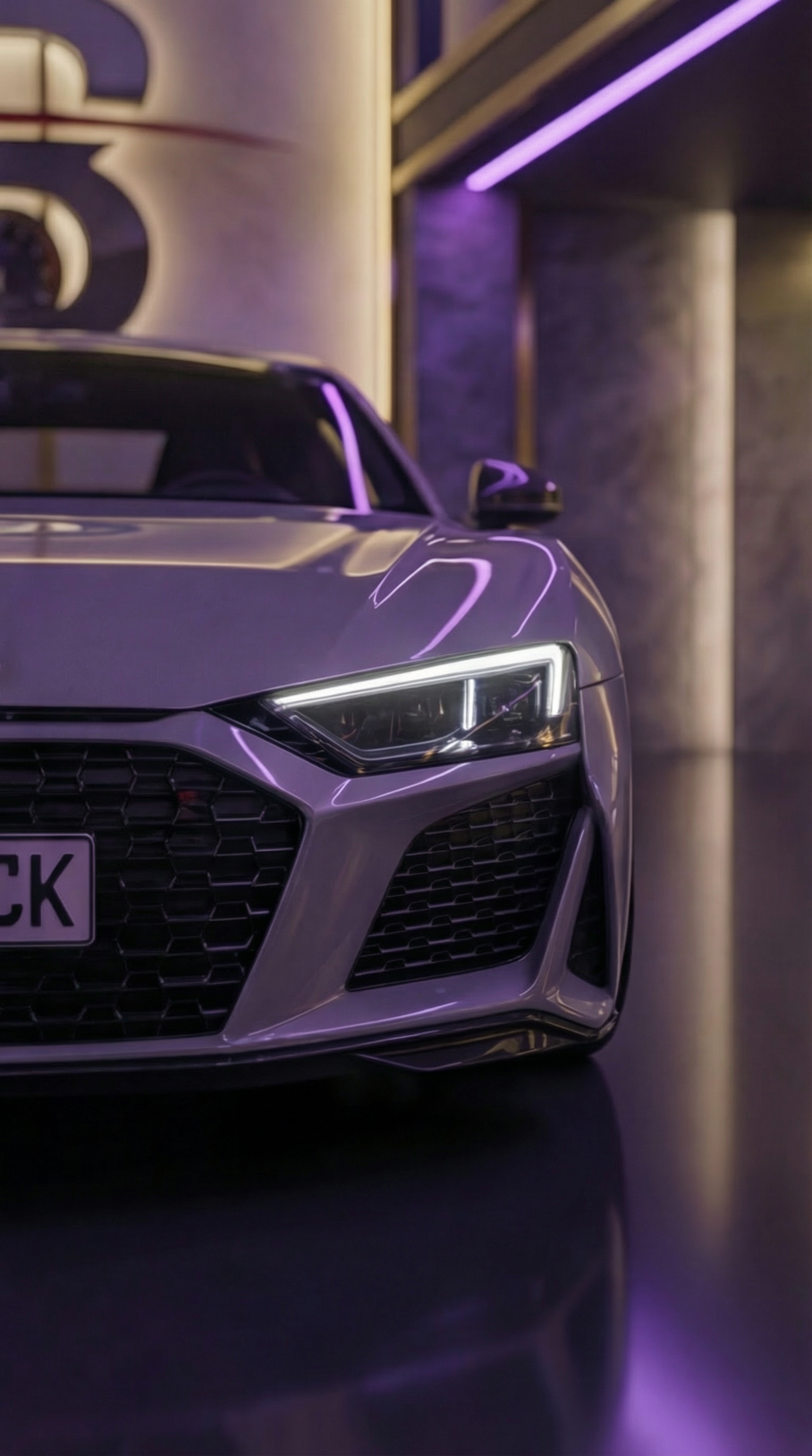 Audi R8 Detail — Scheinwerfer & Singleframe-Grill